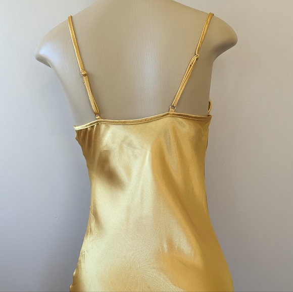 Bebe Satin Midi Cowl Neck Slip Dress - Picture 6 of 11